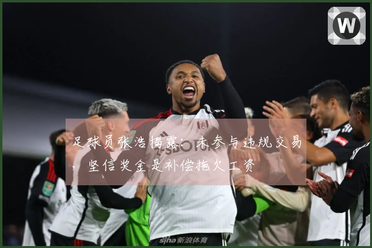 足球员张浩揭露：未参与违规交易，坚信奖金是补偿拖欠工资
